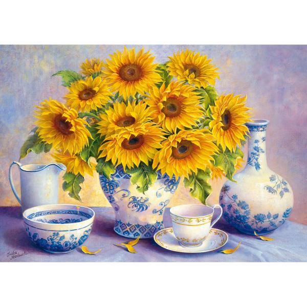 500 piece puzzle : Sunflowers - Trefl-37293