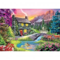 500 piece puzzle : Mountain idyll