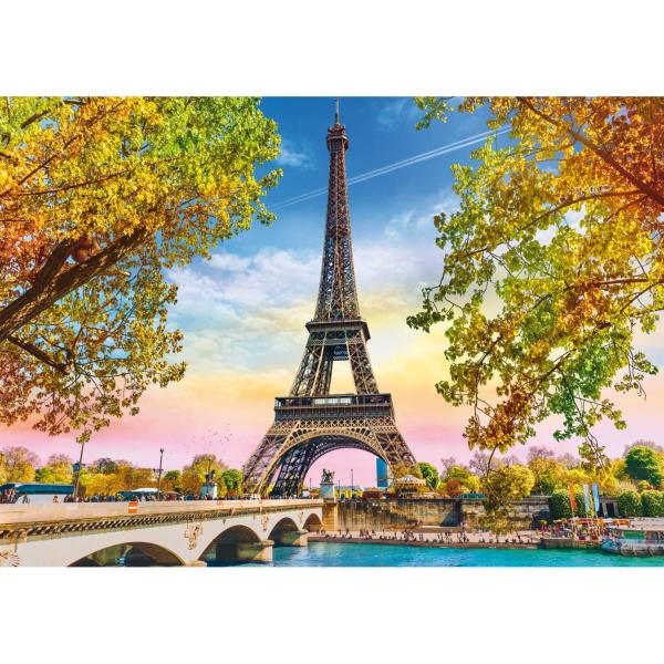 Puzzle de 500 piezas: París romántico - Trefl-37330