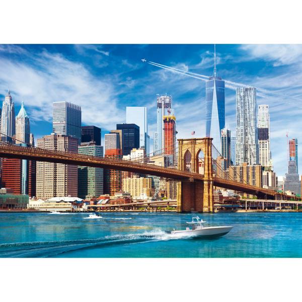 500 piece puzzle : View of New York - Trefl-37331
