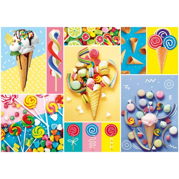 Puzzle mit 500 Teilen: Lieblingssüßigkeiten - Trefl-37335