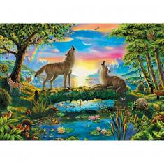 Puzzle mit 500 Teilen: Lupinennatur