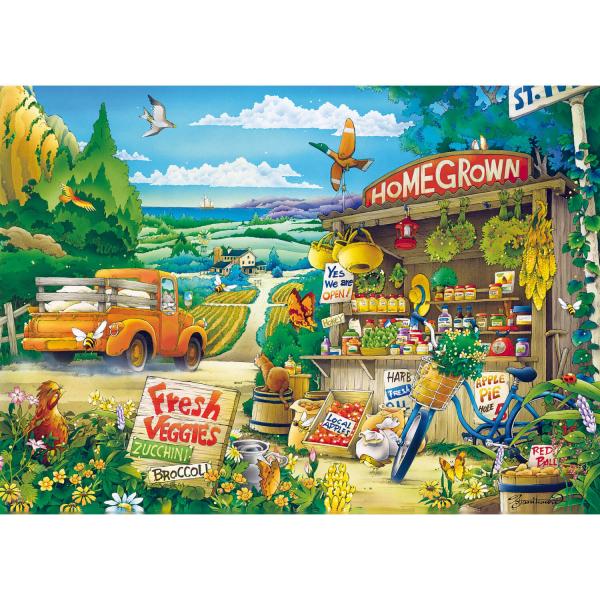 500 piece puzzle : Morning in the countryside - Trefl-37352