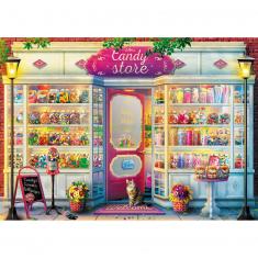 500 piece puzzle : Candy store