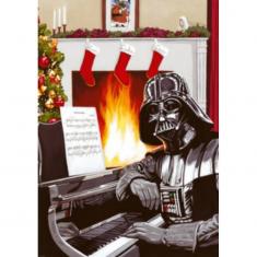 Puzzle 1000 pièces : Noël avec Dark Vador !