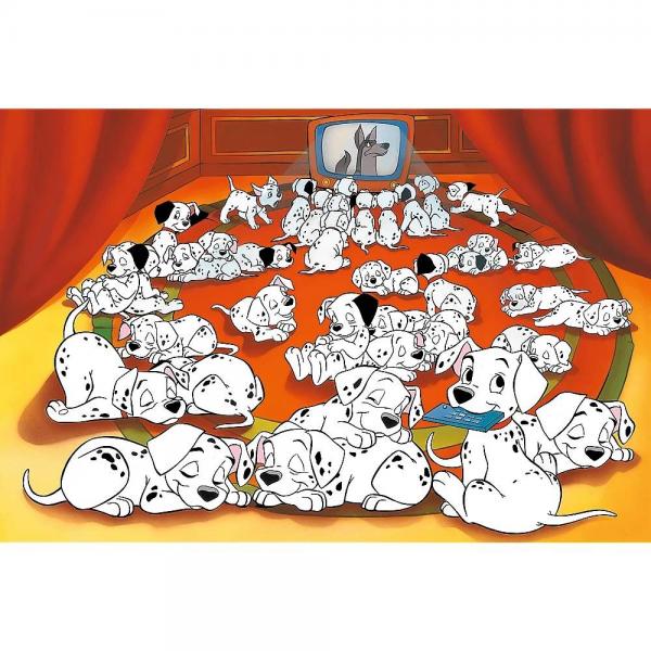 Puzzles 600 pièces : 40e anniversaire - Les 101 Dalmatiens / Disney Animal Friends - Trefl-37604