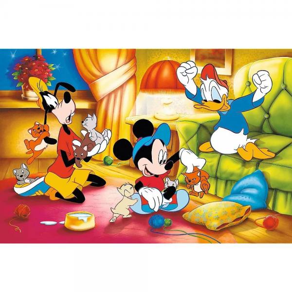 Puzzles 600 pièces : 40e anniversaire - Mickey Mouse et ses amis / Disney Mickey Mouse - Trefl-37601