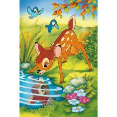  Puzzle 600 Teile: 40. Jahrestag – Bambi/Disney Bambi