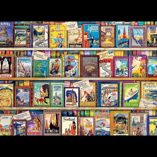 Puzzle Wood World Travel 1000 pcs - Trefl-20176