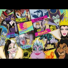 Puzzle de Madera Disney Villains Reunion 1000 piezas