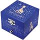 Miniature BOITE A MUSIQUE CUBE PHOSPHORESCENT SOPHIE LA GIRAFE BLEU