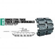 Model accessories: Tracks for Chinese tank ZTZ99