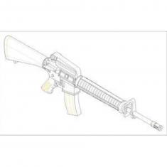 Maqueta militar: Conjunto de 6 armas M16A2 Familia AR15 / M16 / M4 