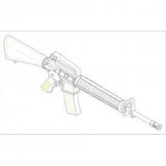 Militärmodell: Set mit 6 M16A2 Waffen AR15 / M16 / M4 Familie 