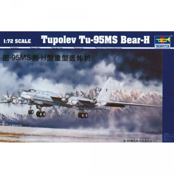 Tupolev Tu-95 MS Bear-H - 1:72e - Trumpeter - Trumpeter-TR01601