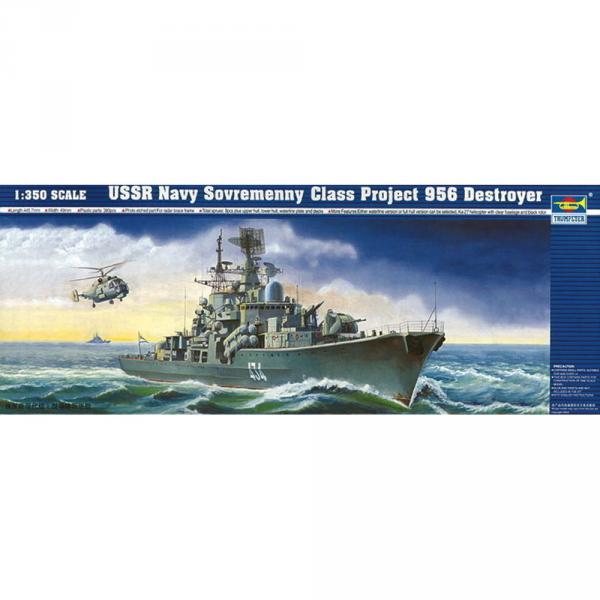 Maquette bateau : Destroyer USSR Navy Sovremenny Class Project 956 - Trumpeter-TR04514