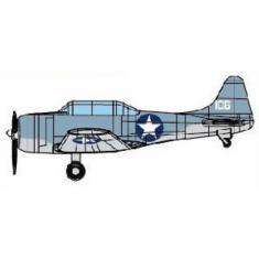 Maquettes avions : Set de 4 mini avions SBD-3 DAUNTLESS (Pré-peints)