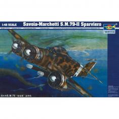 Maqueta de avión: Savoia Marchetti SM-79 II Sparviero 