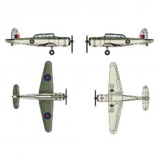 Maquetas de aviones: Blackburn skua mini plane set 