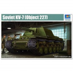 Model tank: Soviet KV-7 (Object 227)