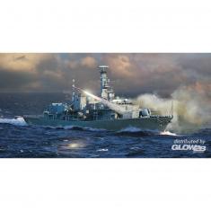 Modelo de barco: HMS TIPO 23 Fragata Monmouth (F235)