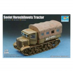 Maquette char Voroshilovets : tracteur soviétique