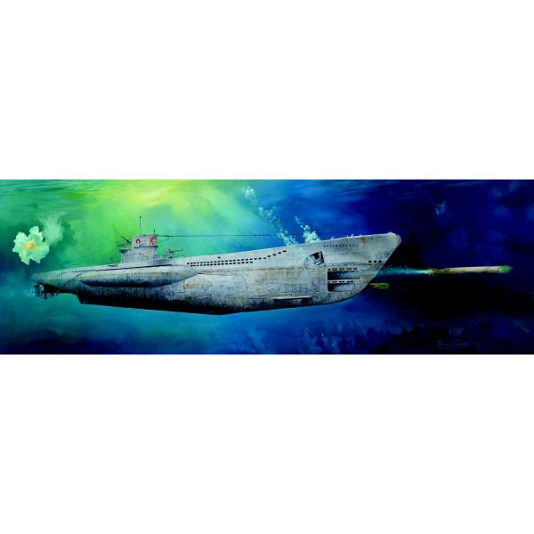 Maquette sous-marin : U-BOAT TYPE VIIC U-552 - Trumpeter-TR06801