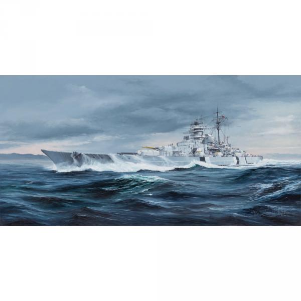 German Bismarck Battleship - 1:350e - Trumpeter - Trumpeter-TR05358