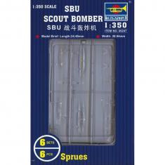 Maquette avions : Set mini avions SBU Scout Bomber 