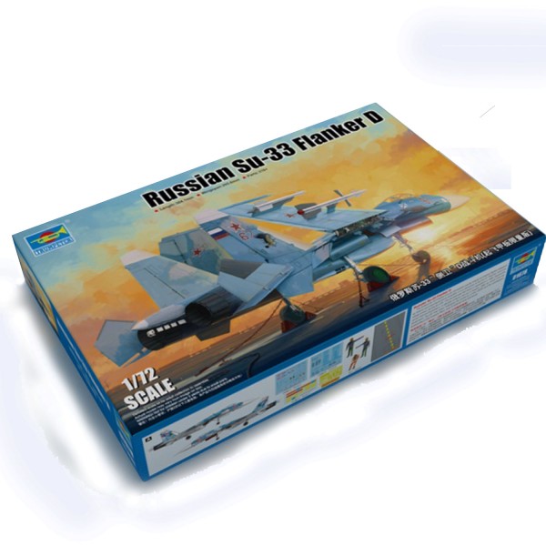 Maqueta de avión: ruso Su-33 Flanker D - Trumpeter-TR01678