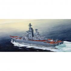Maqueta de barco: crucero ruso Admiral Lazarev Ex-Frunze