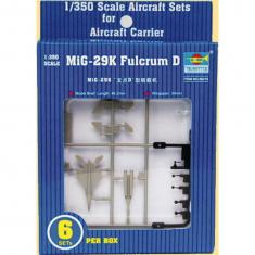 Maquette avions : Set 6 mini avions Mig-29K Fulcrum D 