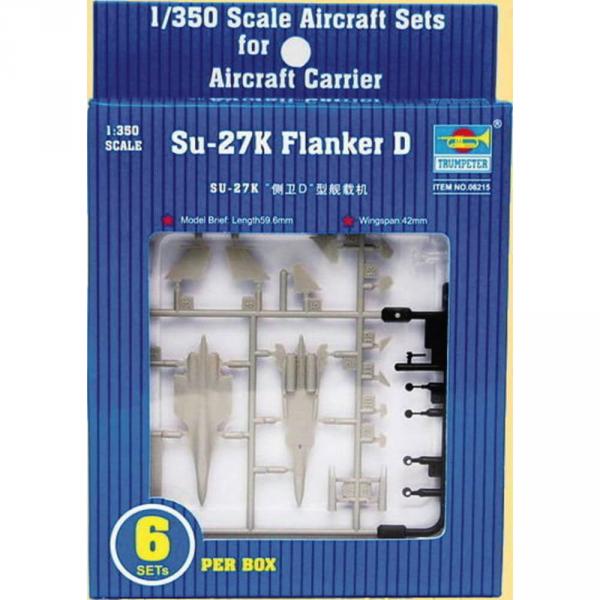 Sukhoi Su-27 Flanker D - 1:350e - Trumpeter - Trumpeter-TR06215