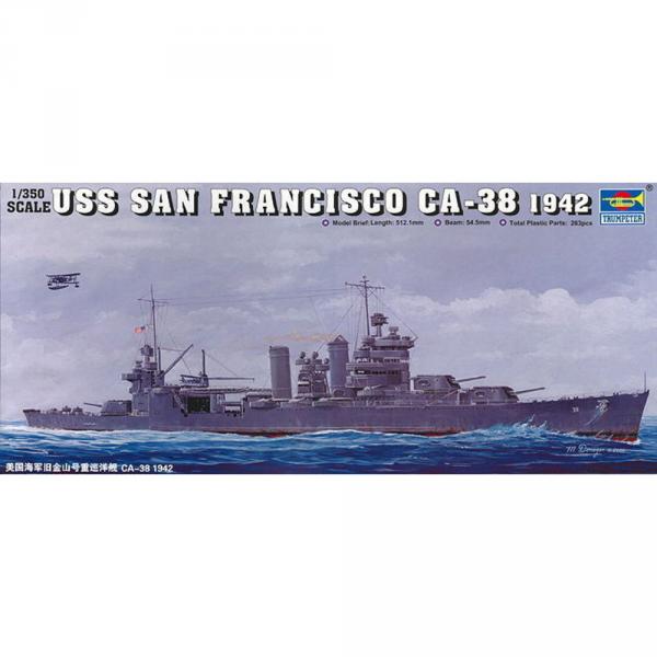 Maquette bateau : USS San Francisco CA-38  - Trumpeter-TR05309