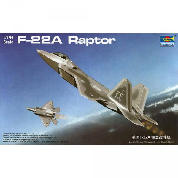 F-22A Raptor - 1:144e - Trumpeter - Trumpeter-TR01317