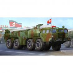 Maquette véhicule militaire : Missile balistique tactique à courte portée RPDC Hwasong -5 