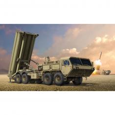 Maquette véhicule militaire : Défense de zone de haute altitude du terminal (THAAD)
