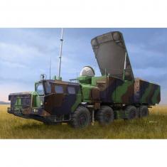 Maqueta de vehículo militar: sistema de radar Flaplid ruso 30N6E