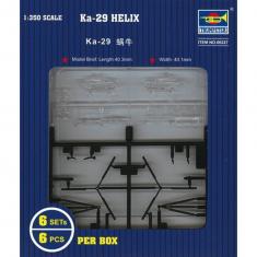 Maquettes hélicoptères : Set 6 mini KA-29 Helix 