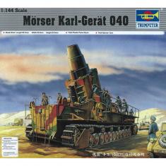 Mörser Karl Gerät 040 - 1:144e - Trumpeter