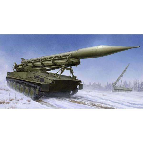 Maquette véhicule militaire : Lanceur 2P16 avec missile de 2k6 Luna (FROG-5) - Trumpeter-TR09545