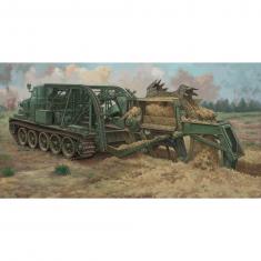 Military vehicle model: BTM-3 High-Speed ​​Trench Digging Vehicle