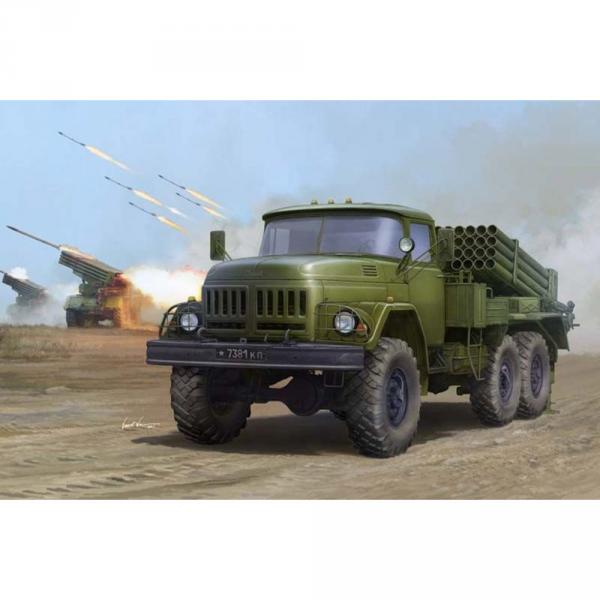 Modell Militärfahrzeug: Russian Truck 9P138 Grad-1 auf Zil-131 - Trumpeter-TR01032