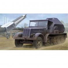Maquette véhicule militaire : Sd.Kfz.7/3 tracteur d'artillerie semi-chenille