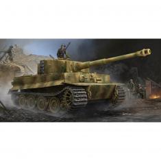 Maquette char : Pz.Kpfw.VI Ausf.E Sd.Kfz.181 Tiger I (Late production) avec Zimmerit