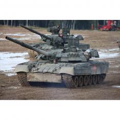 Maqueta de tanque: tanque ruso T-80UE-1 MBT 