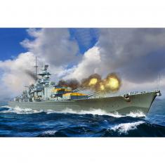 Schiffsmodell : Deutsches Schlachtschiff Gneisenau