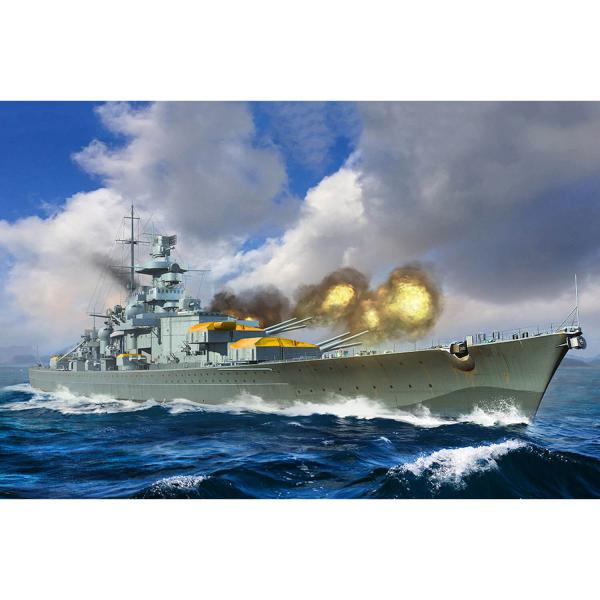 Schiffsmodell : Deutsches Schlachtschiff Gneisenau - Trumpeter-6736