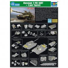 Maquette char : Char russe T-90A MBT 