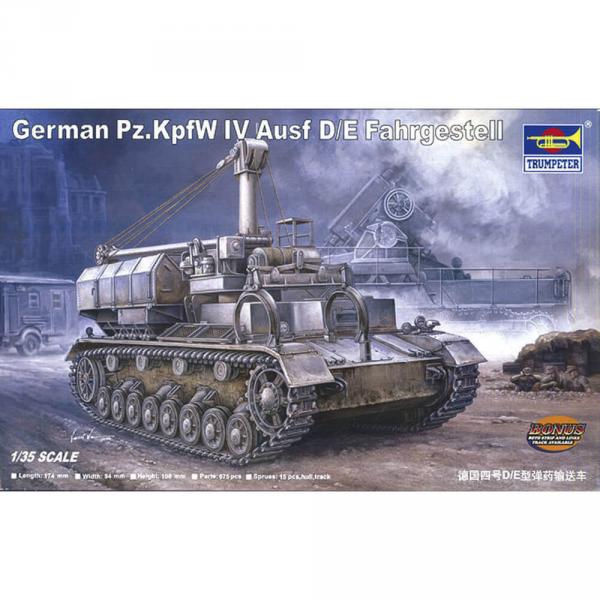 Maquette char : Char allemand Pz.Kpfw IV Ausf. D/E Fahrgestell - Trumpeter-TR00362